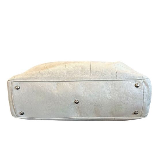 Chanel Top Handle white leather Bag - Picture 5 of 16